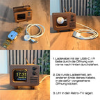 Retro-TV Ladegerät für Apple Watches