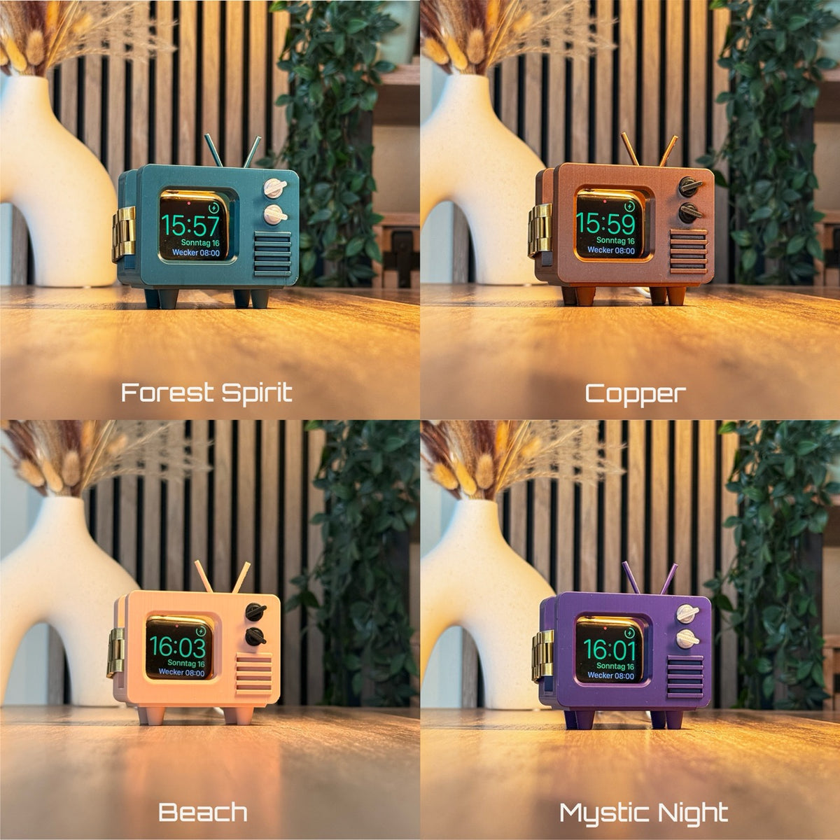 Retro-TV Ladegerät für Apple Watches